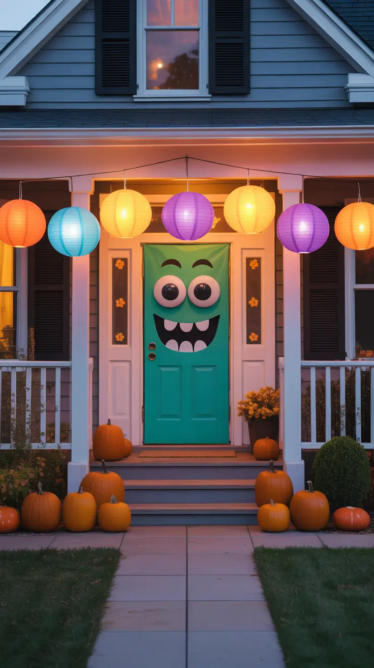 scary halloween door decorations 2025 Kid-Friendly Spook Doors for Trick-or-Treaters