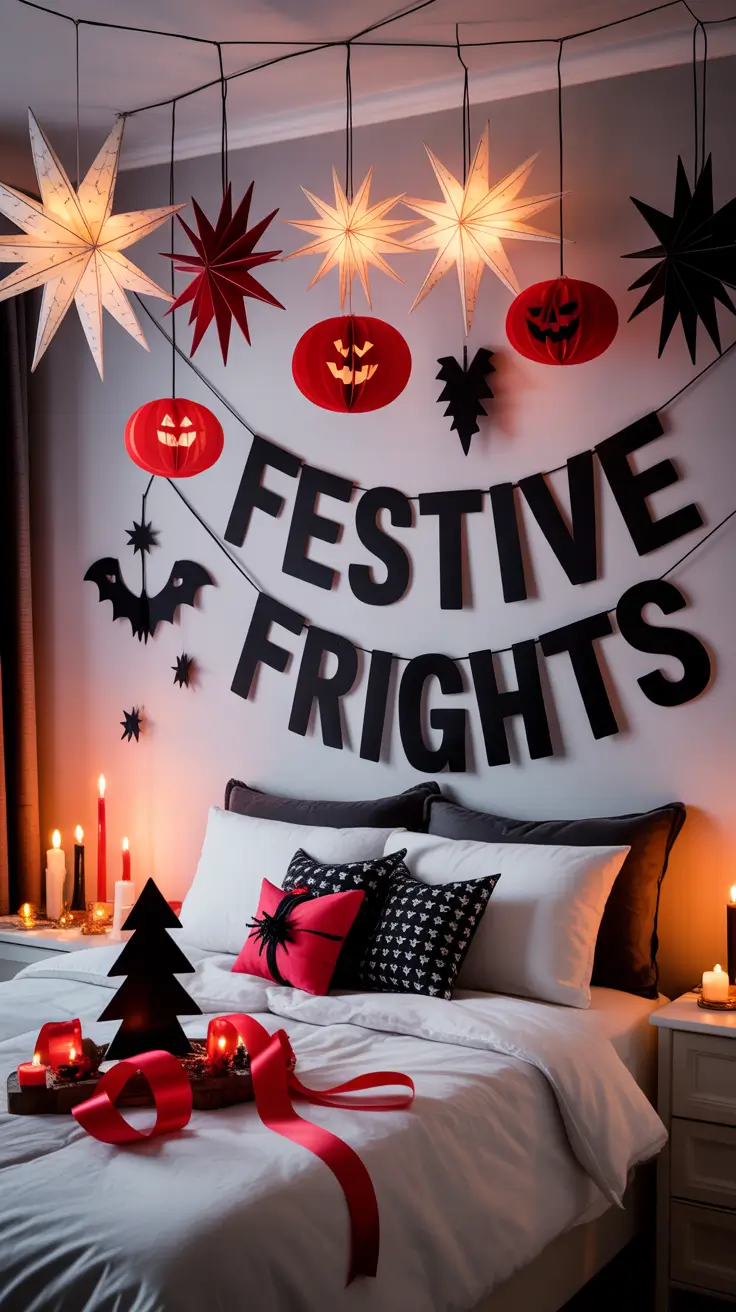 Christmas Bedroom Decor Ideas 2025 Paper Christmas Crafts Inspired By Halloween