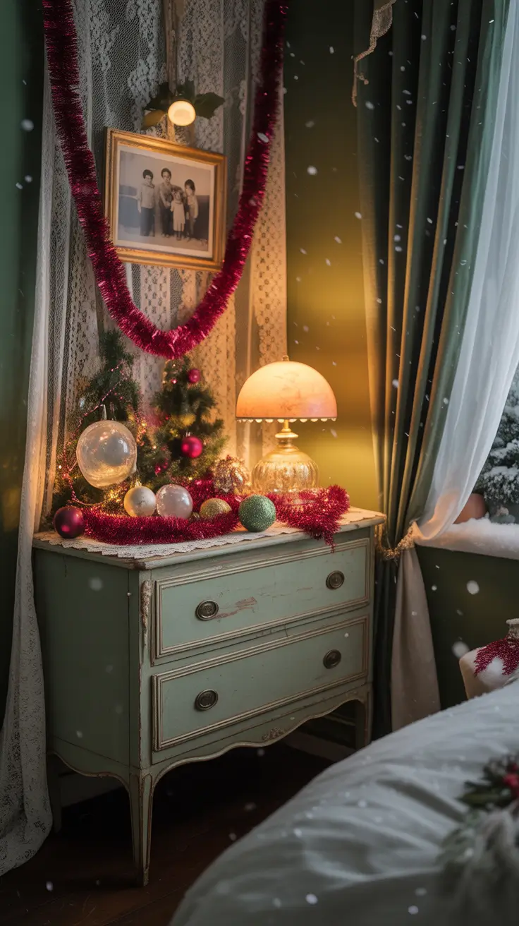 Christmas Bedroom Decor Ideas 2025 Vintage Christmas Vibes For Nostalgic Charm