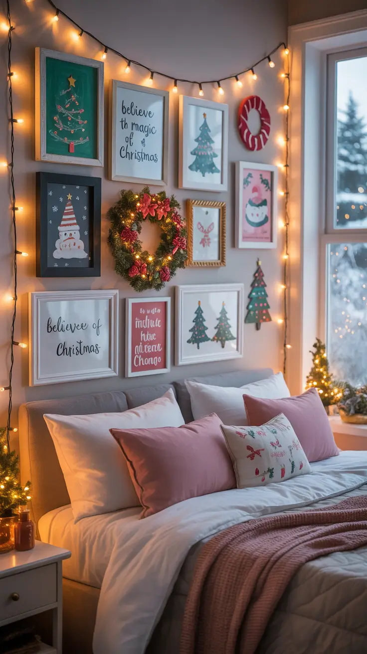 Christmas Bedroom Decor Ideas 2025 Wall Art Craft Projects With Christmas Spirit