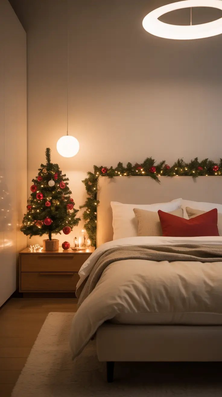 Christmas Bedroom Decor Ideas 2025 Small Master Bedroom Christmas Makeovers