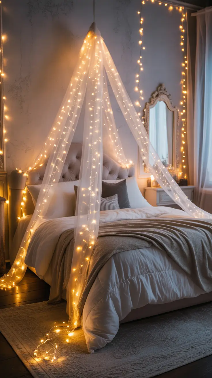 Christmas Bedroom Decor Ideas 2025 Fairy Lights Room Designs For A Sparkling Glow