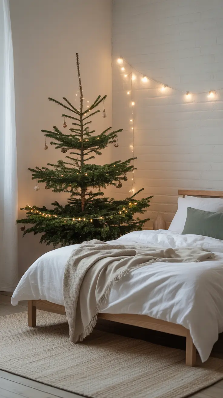 Christmas Bedroom Decor Ideas 2025 Scandinavian Minimalism Meets Christmas Magic