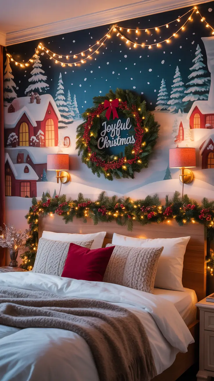 Christmas Bedroom Decor Ideas 2025 Christmas Wall Decorations That Spark Joy