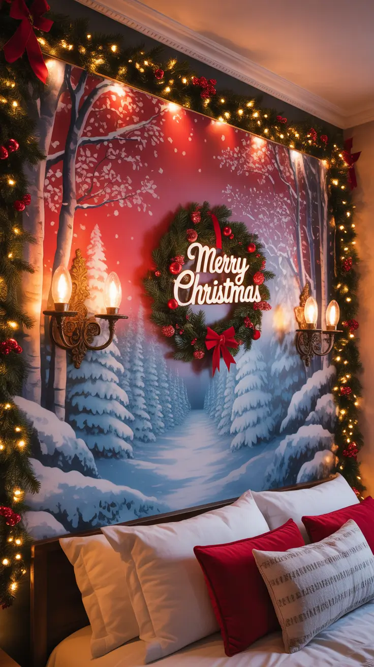 Christmas Bedroom Decor Ideas 2025 Christmas Wall Decorations That Spark Joy