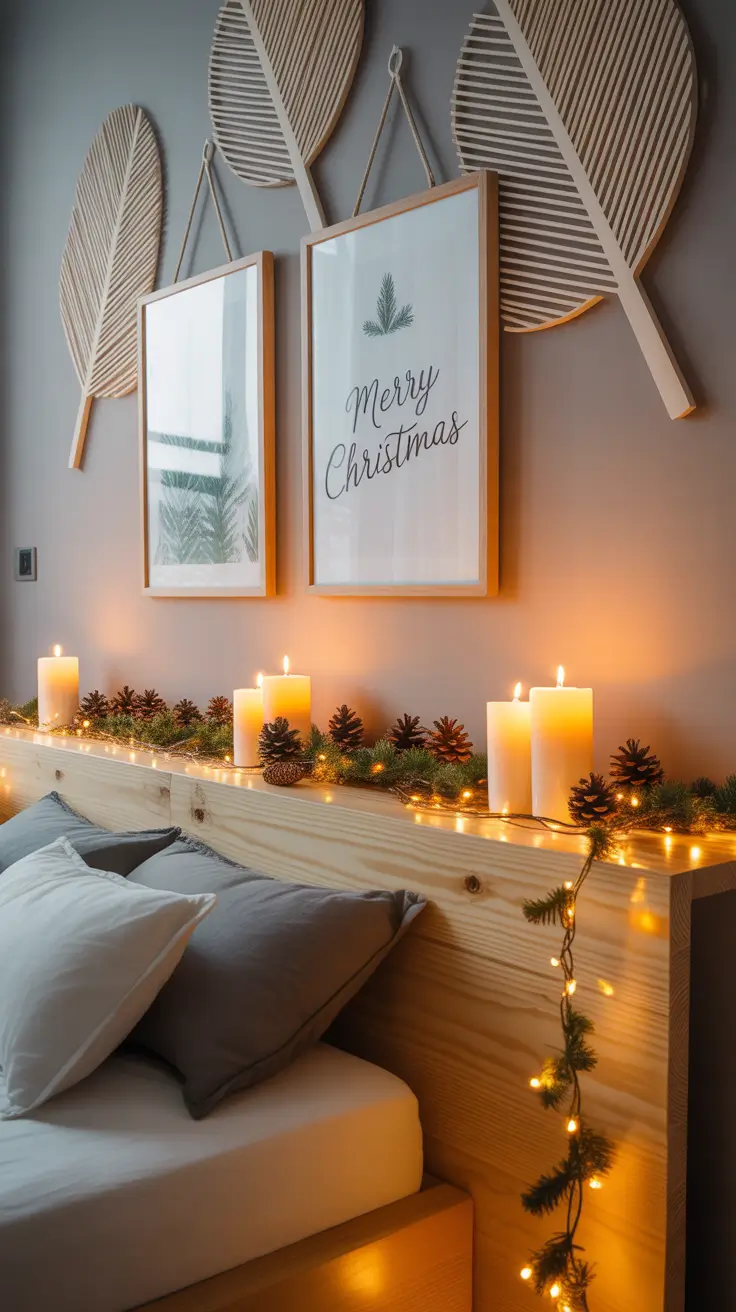 Christmas Bedroom Decor Ideas 2025 Aesthetic Wall Accents With Holiday Spirit