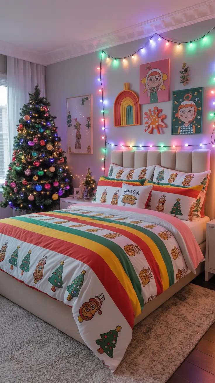 Christmas Bedroom Decor Ideas 2025 Dopamine Decor To Brighten Your Christmas Mood