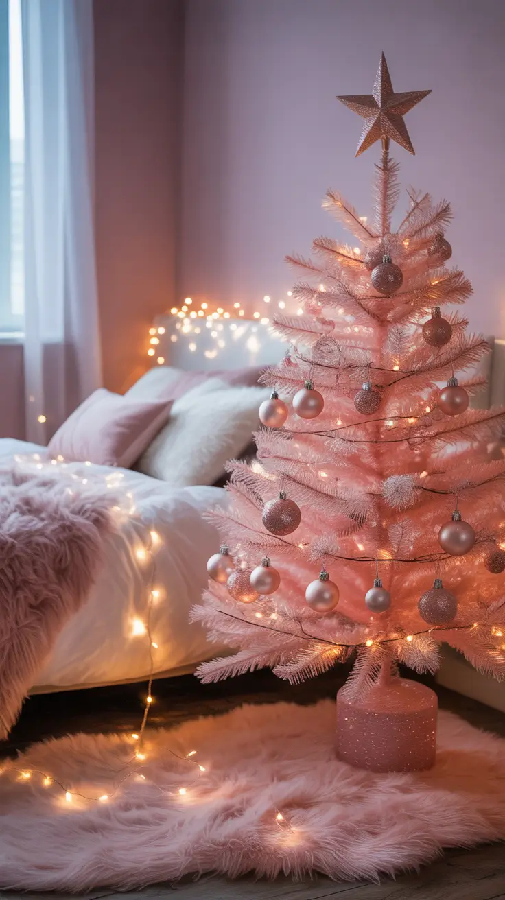 Christmas Bedroom Decor Ideas 2025 Pink Room Christmas Decor For Soft Whimsy