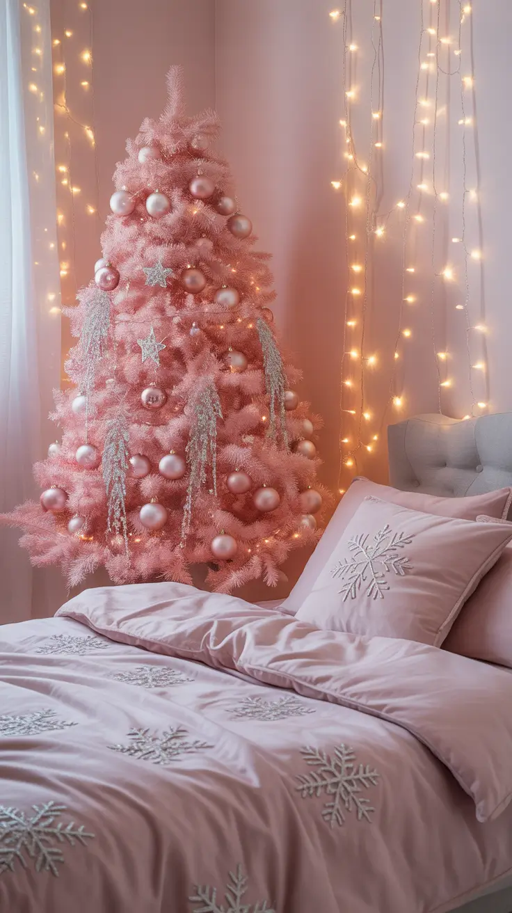 Christmas Bedroom Decor Ideas 2025 Pink Room Christmas Decor For Soft Whimsy
