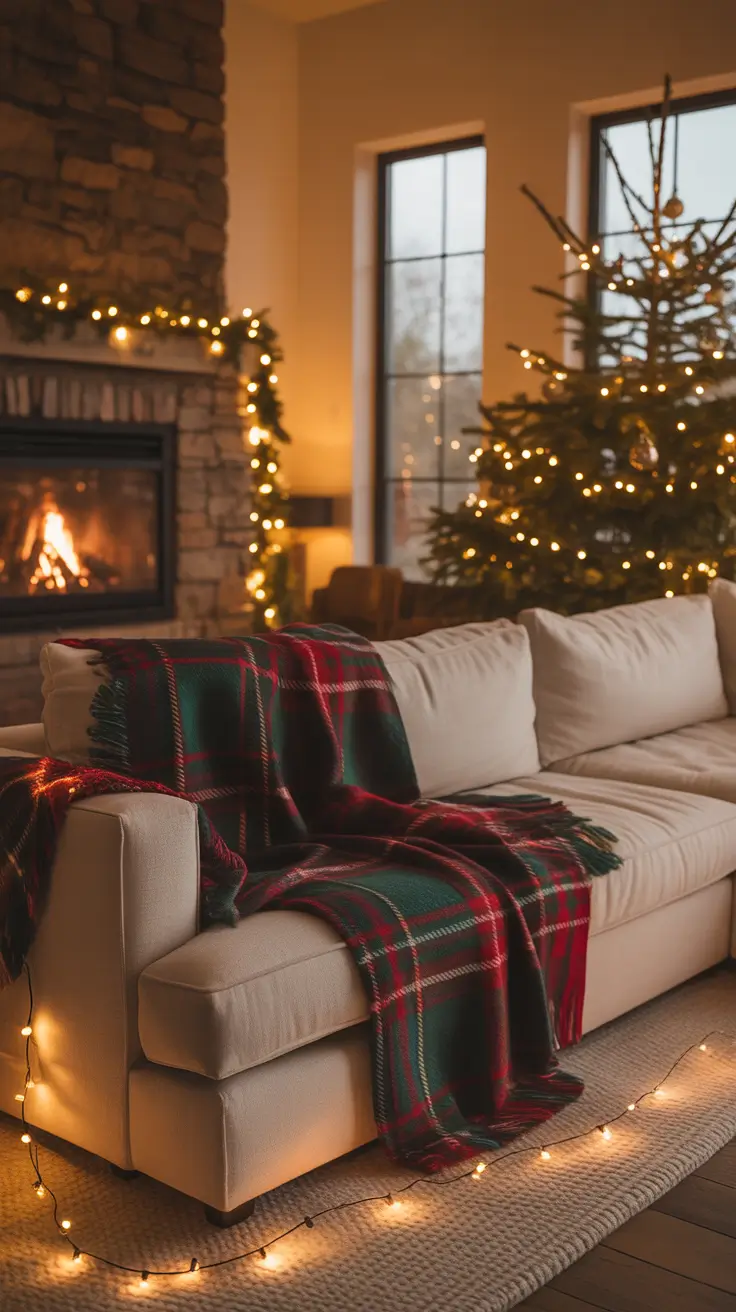 Christmas Decor Ideas 2025 Cozy Living Room Christmas Magic