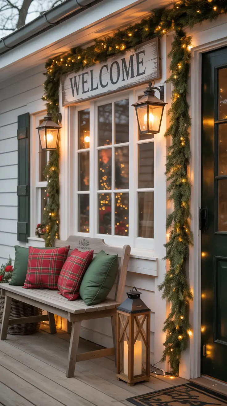 Christmas Decor Ideas 2025 Front Porch Christmas Welcome