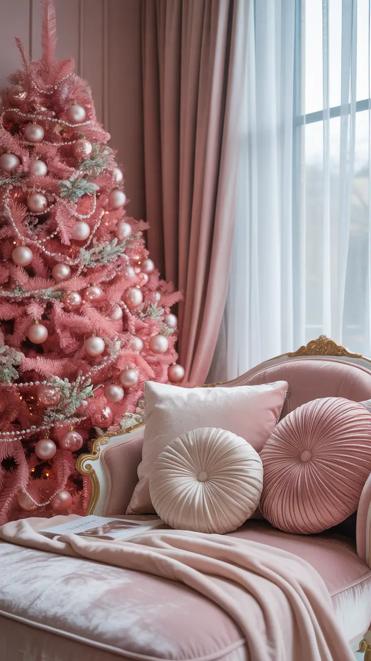 Christmas Decor Ideas 2025 Pretty In Pink Christmas Vibes