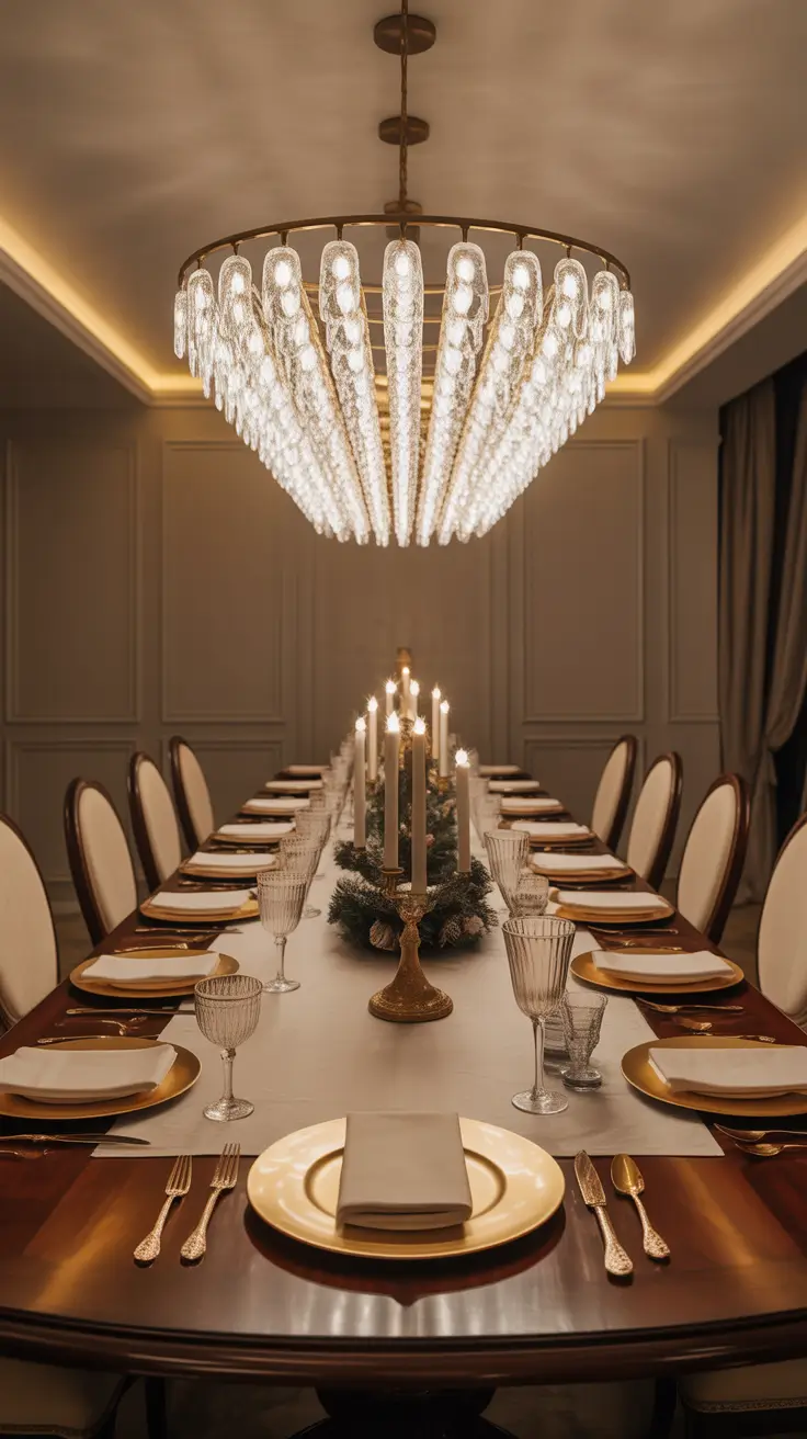 Christmas Decor Ideas 2025 Elegant Holiday Dining Table