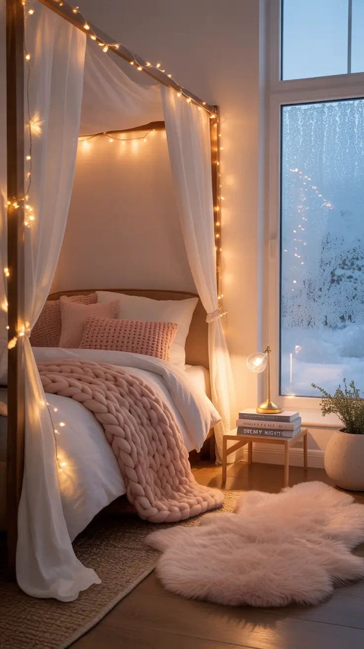 Christmas Decor Ideas 2025 Dreamy Christmas Bedroom Retreat