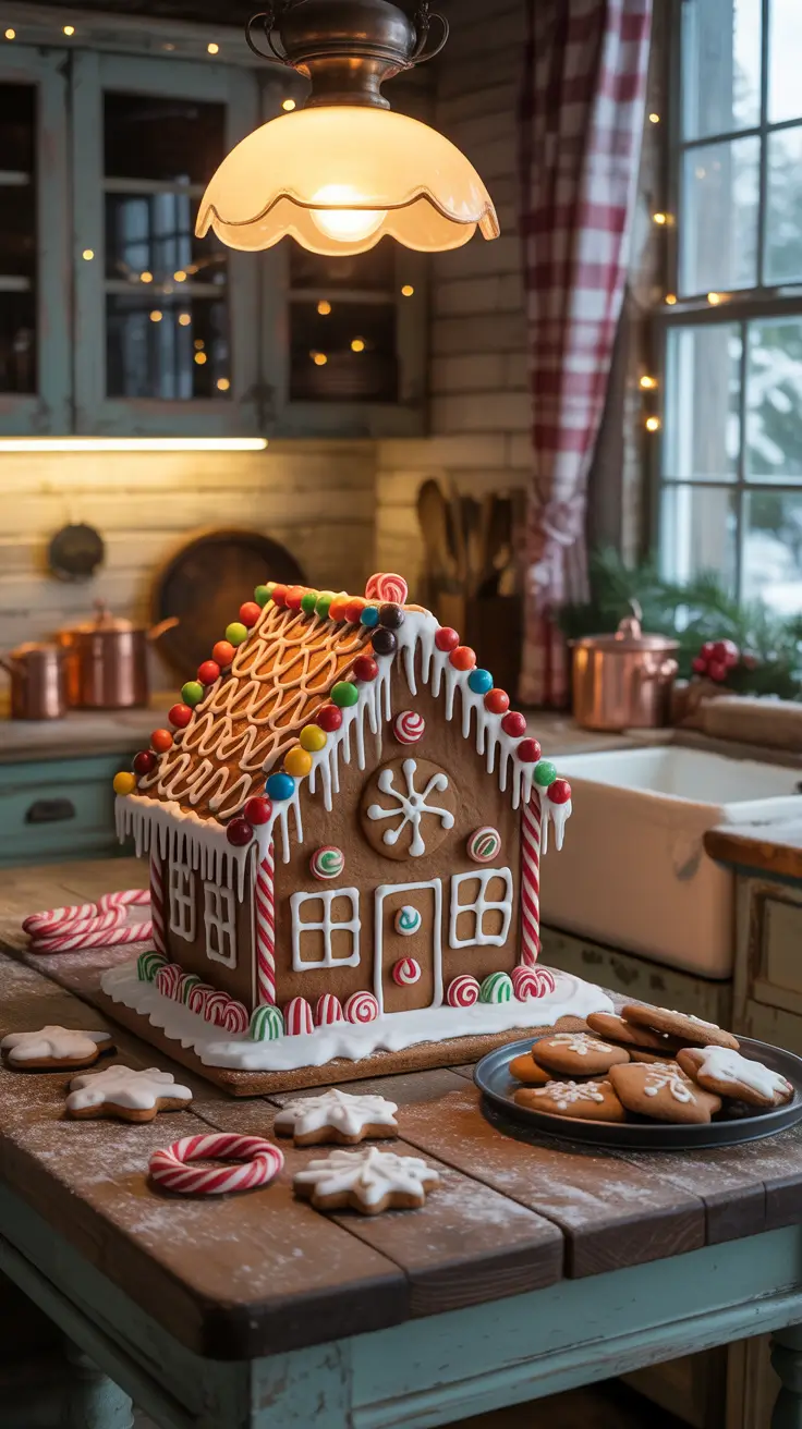 Christmas Decor Ideas 2025 Sweet Gingerbread Christmas Aesthetic