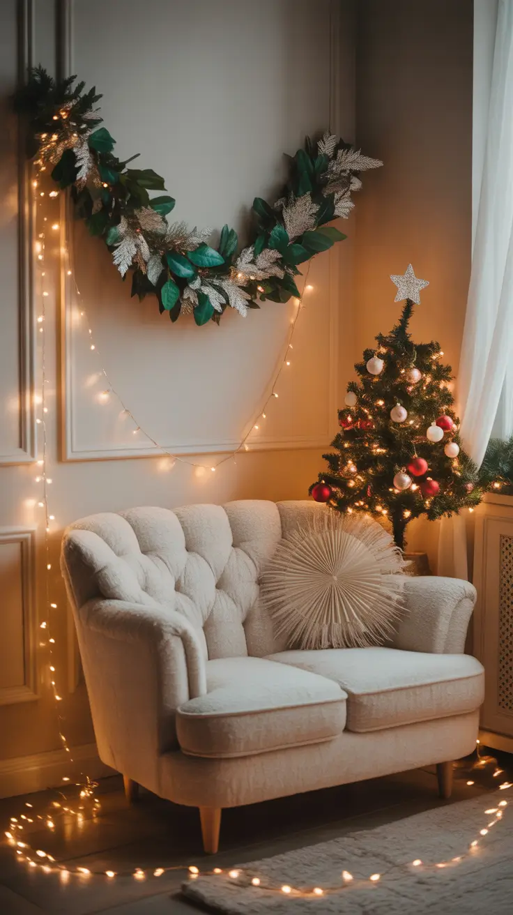 Small living room Christmas Style