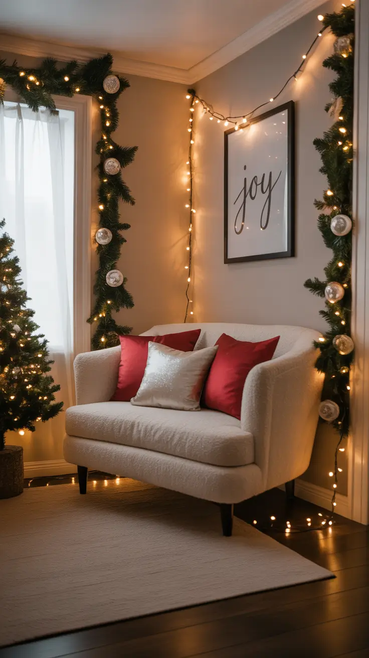 Small living room Christmas Style