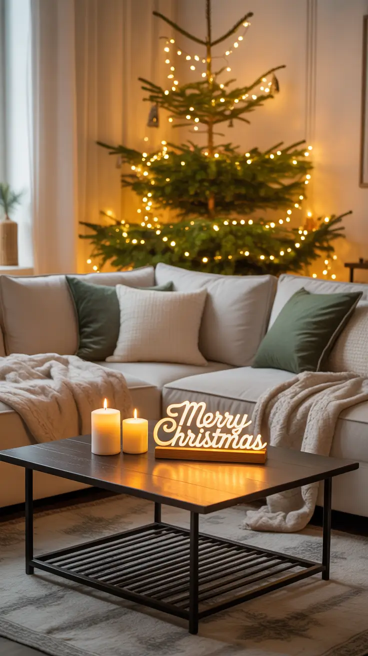 Festive Living Room Glow