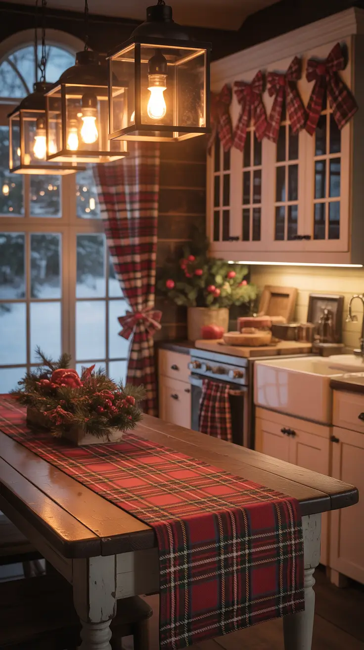 Christmas Kitchen Decor Ideas 2025 Plaid Patterns In Kitchen Decor