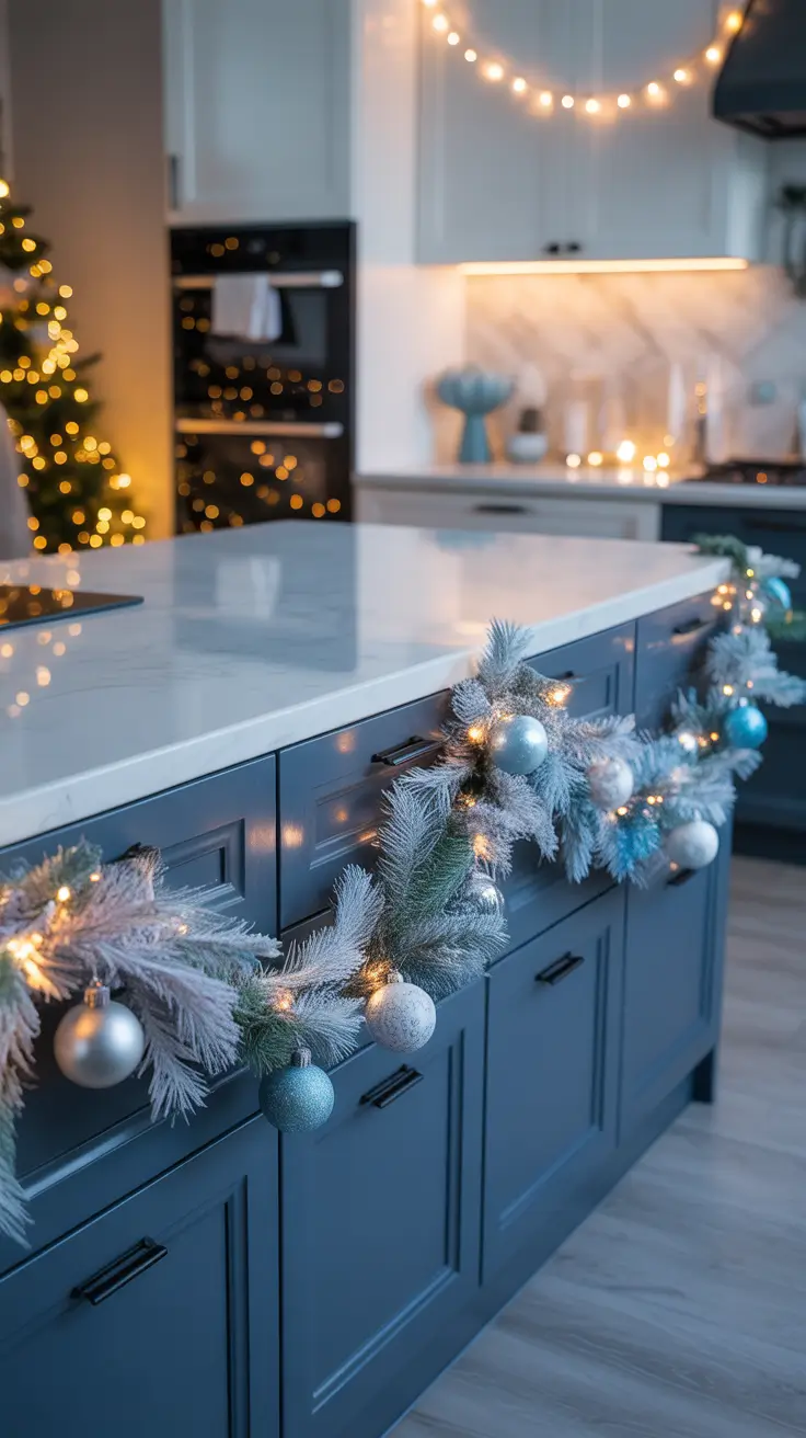 Christmas Kitchen Decor Ideas 2025 Blue Christmas Kitchen Decor Twist