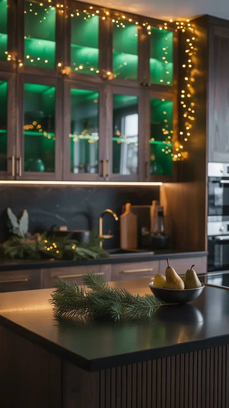 Christmas Kitchen Decor Ideas 2025 Dark And Moody Holiday Color Schemes