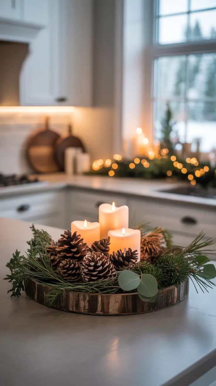 Christmas Kitchen Decor Ideas 2025 Natural Elements In Holiday Kitchen Decor