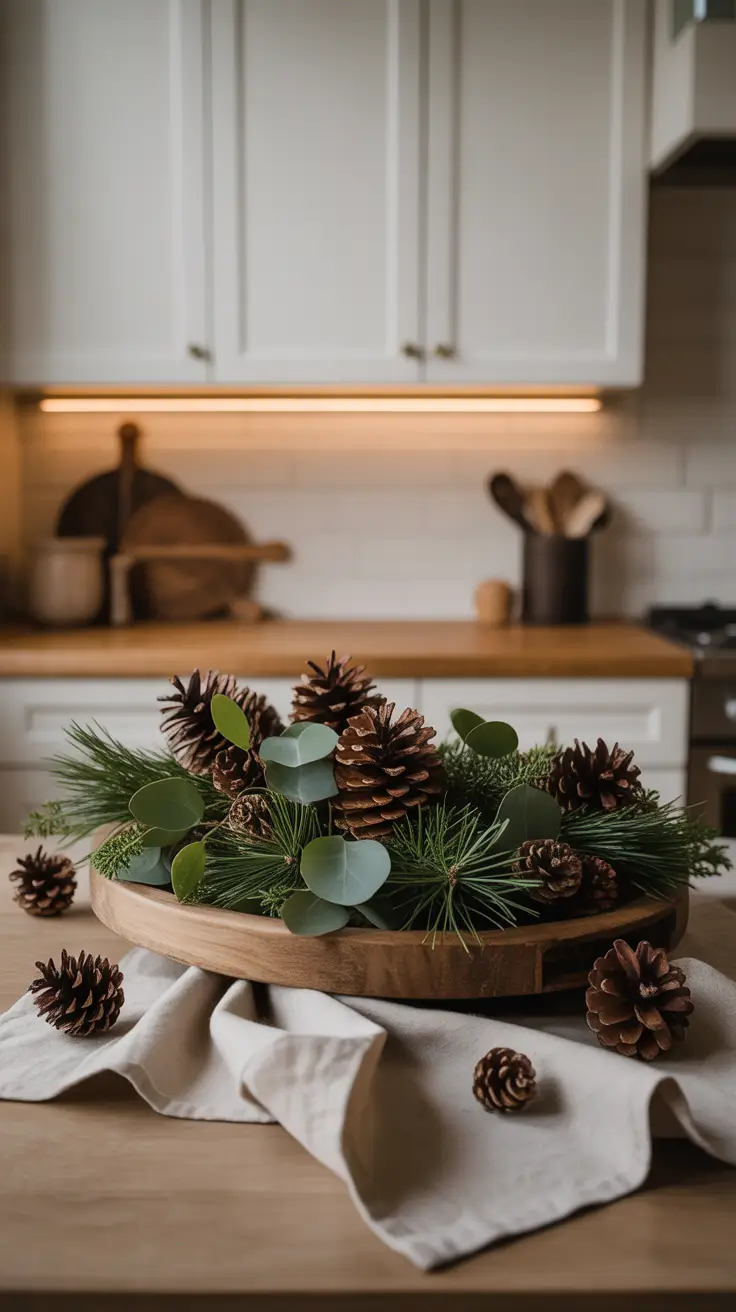 Christmas Kitchen Decor Ideas 2025 Natural Elements In Holiday Kitchen Decor
