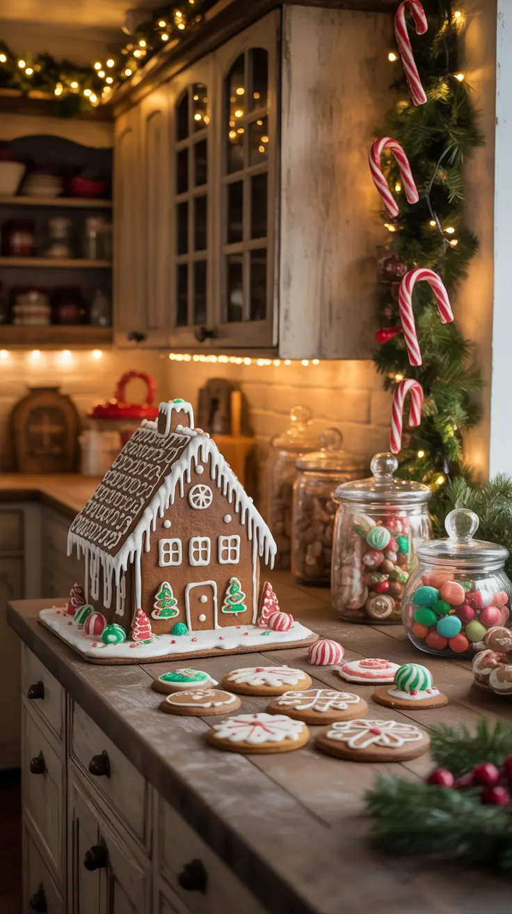 Christmas Kitchen Decor Ideas 2025 Gingerbread Wonderland Kitchen Decor