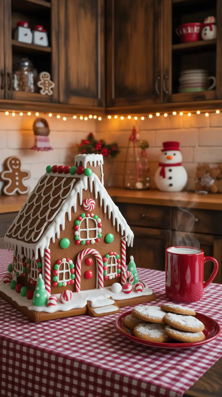 Christmas Kitchen Decor Ideas 2025 Gingerbread Wonderland Kitchen Decor
