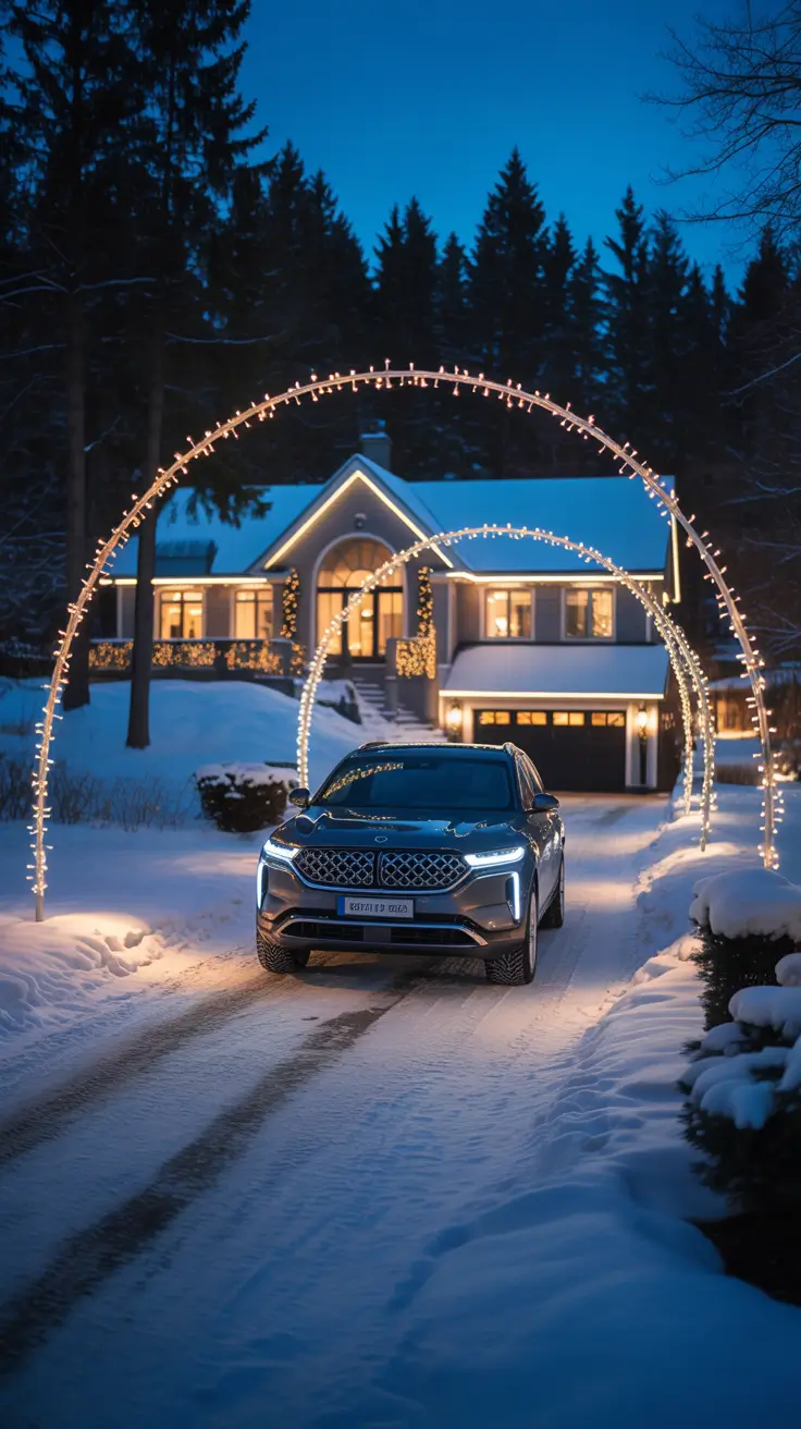 Christmas Lights Ideas 2025 Driveway Christmas Lights Pathway