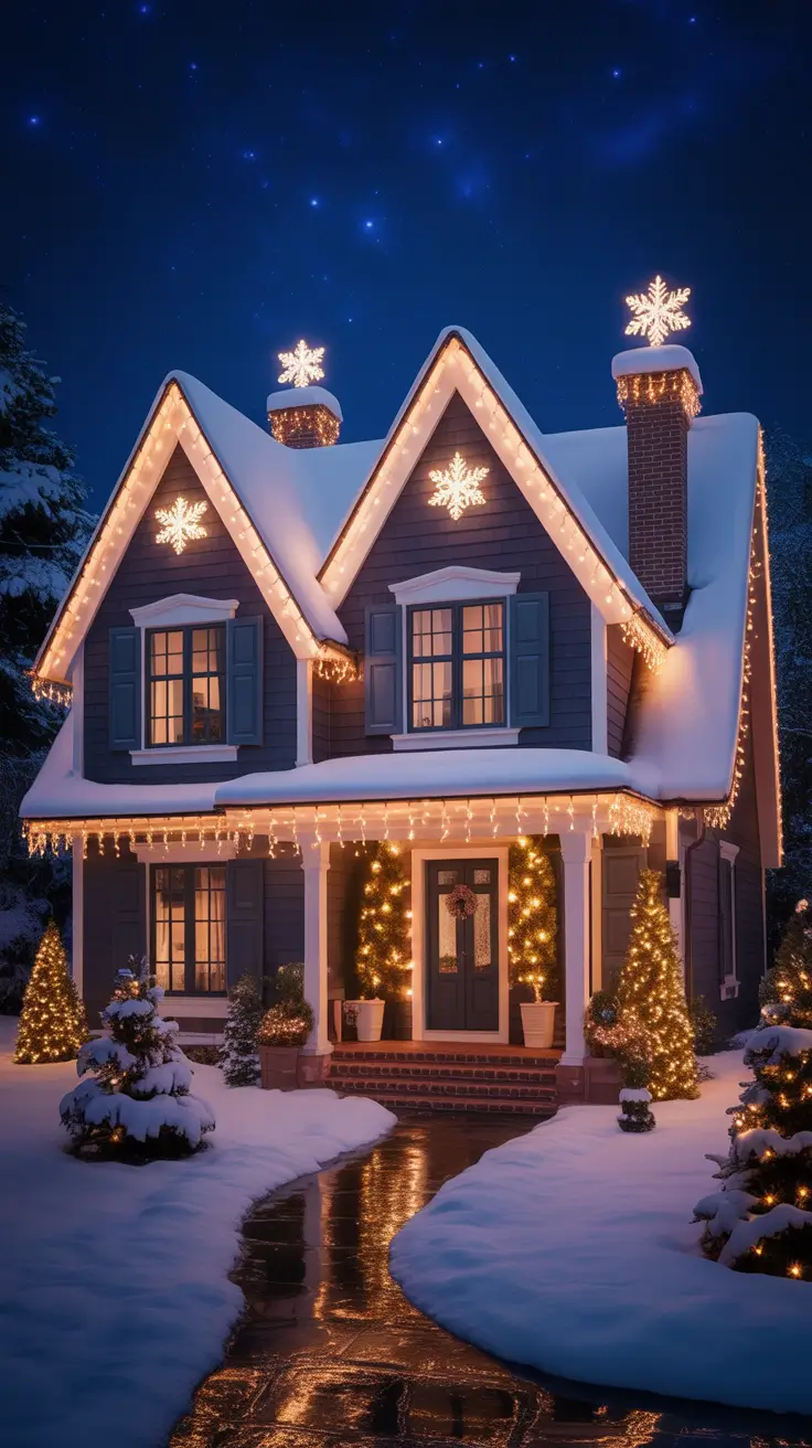 Christmas Lights Ideas 2025 Roof Christmas Lights Masterpieces