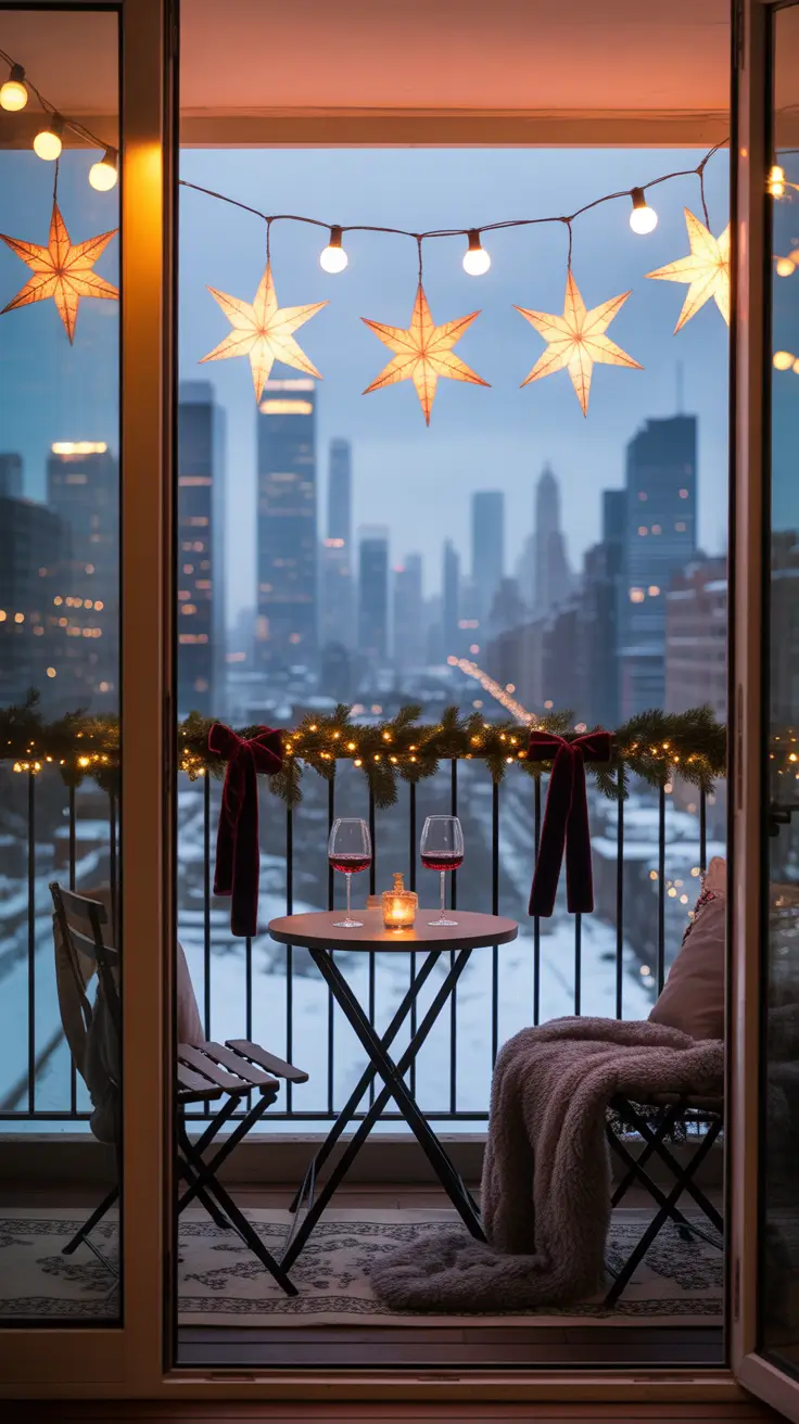 Christmas Lights Ideas 2025 Balcony Christmas Lights Romance