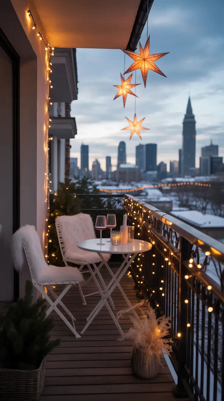 Christmas Lights Ideas 2025 Balcony Christmas Lights Romance