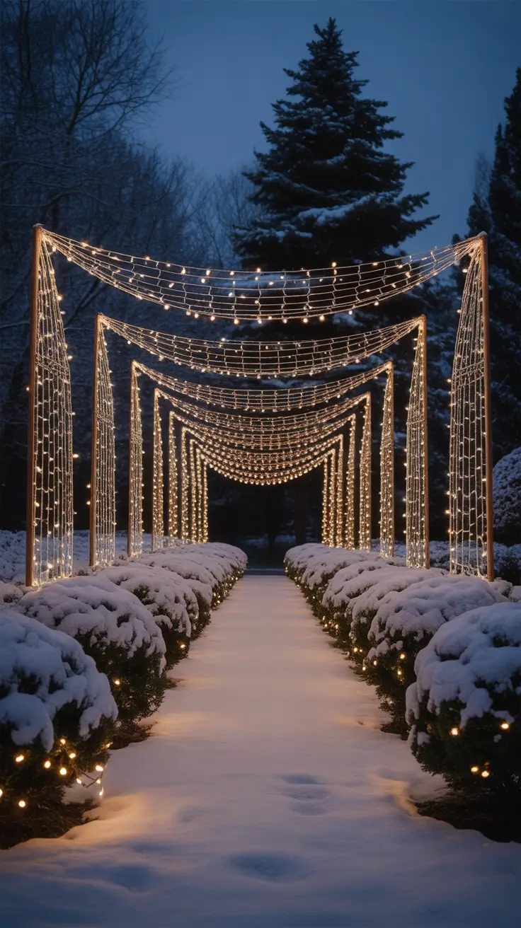 Christmas Lights Ideas 2025 Garden Christmas Lights Path