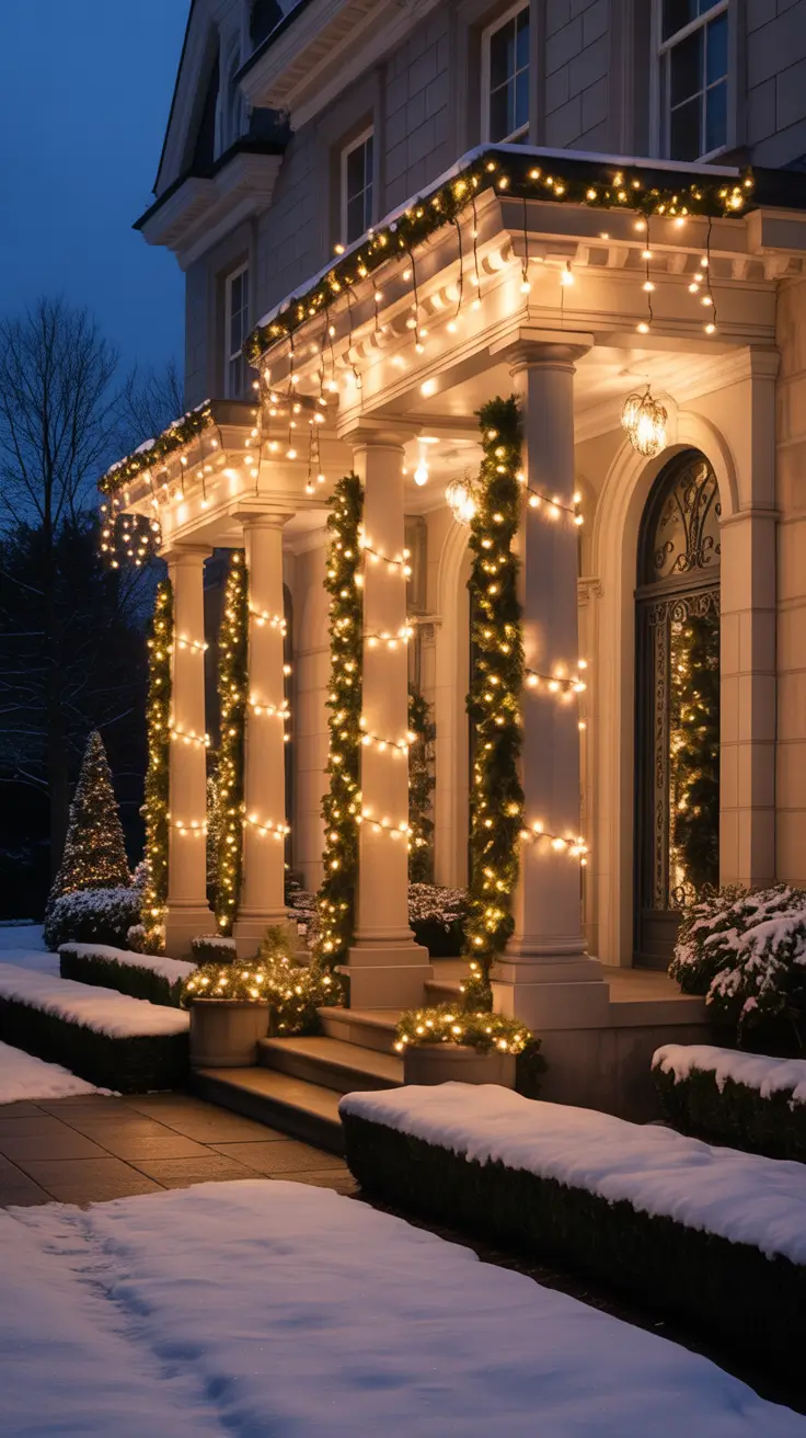 Elegant Exterior Christmas Lights