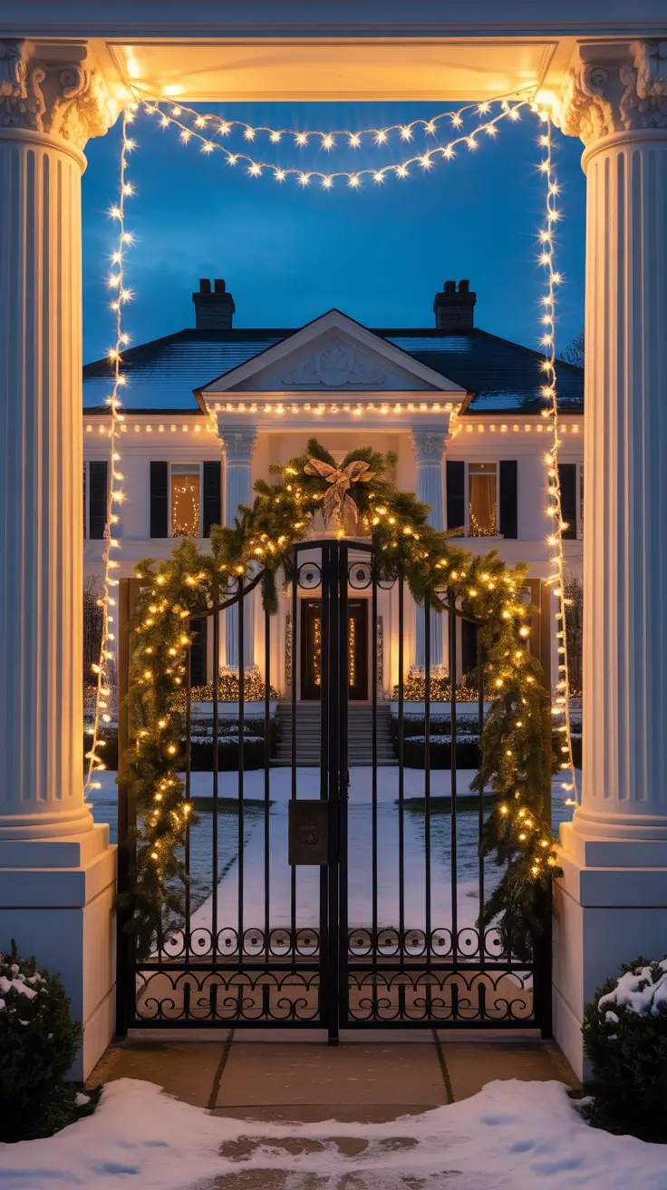 Elegant Exterior Christmas Lights