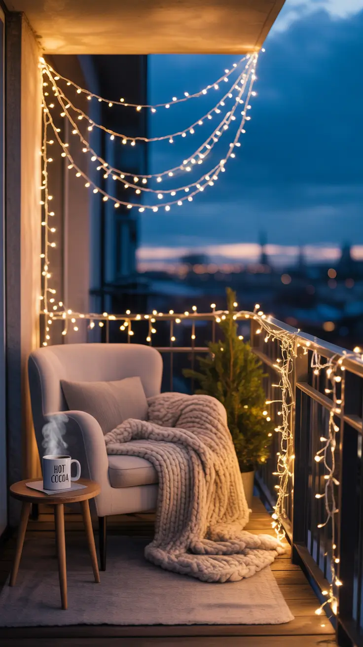 Apartment-Friendly Christmas Lights