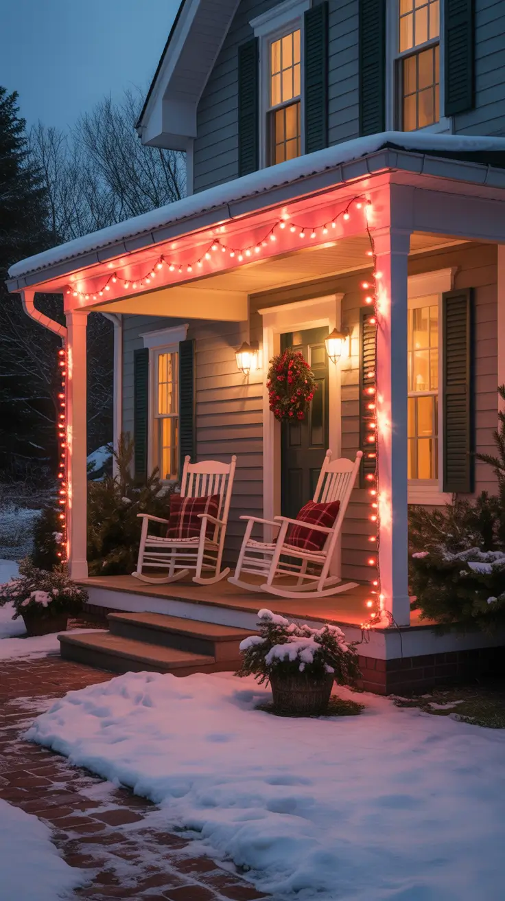 Red and White Outdoor Christmas Charm