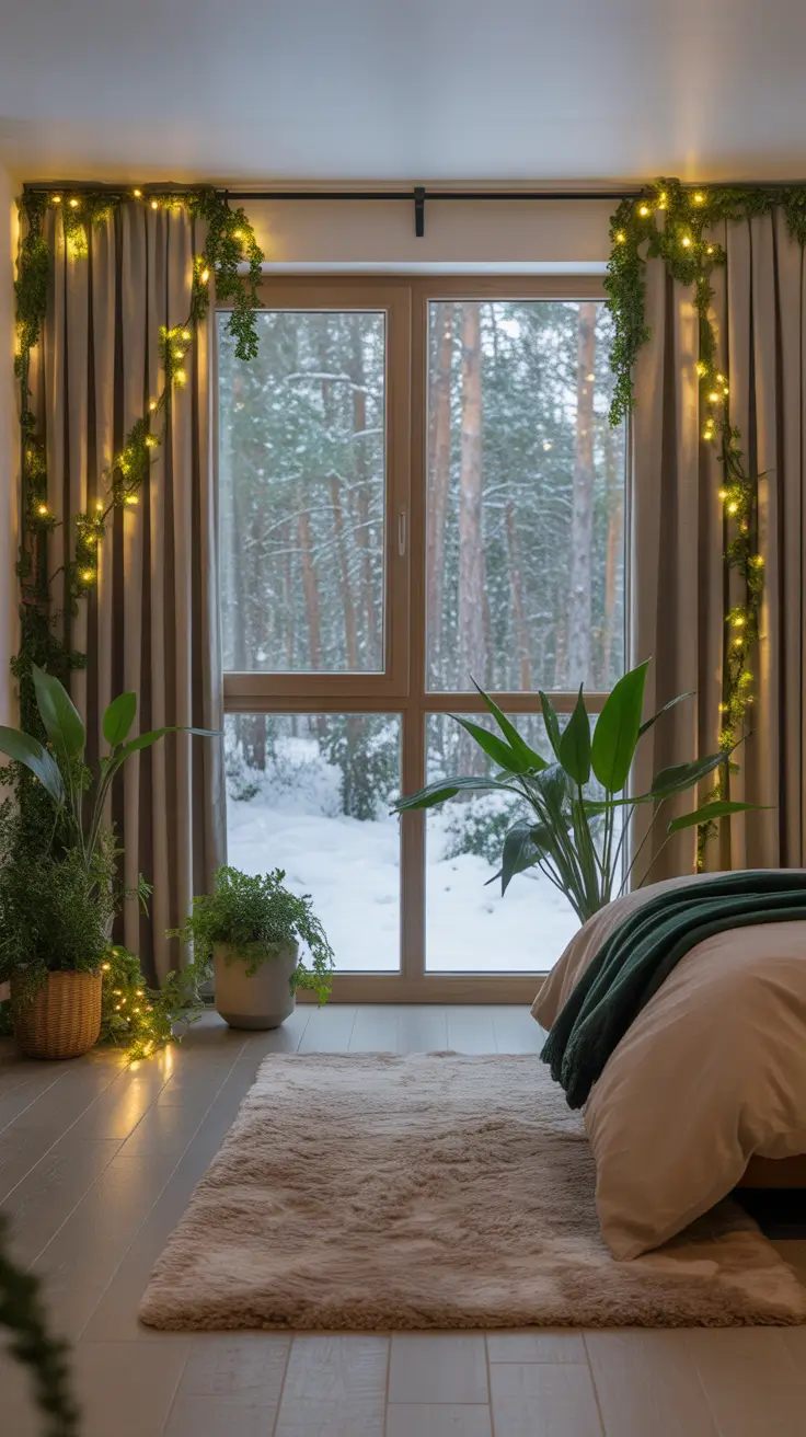 Christmas lights in the bedroom 2025 Green ideas