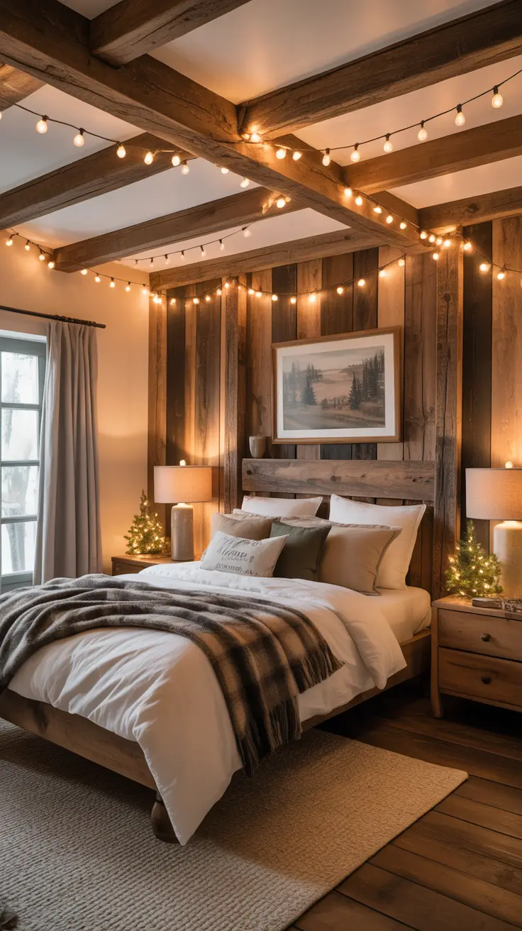 Christmas lights in the bedroom 2025 Elegant chandelier design