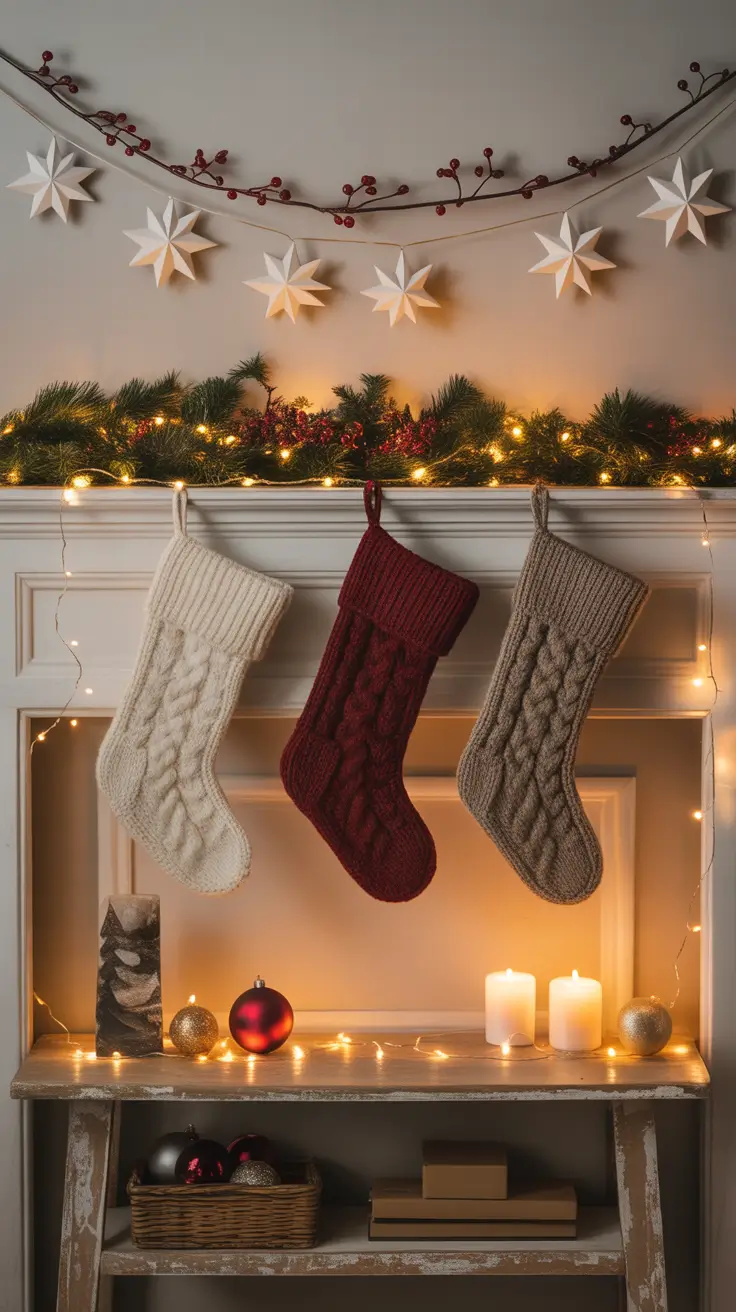 Christmas Mantle Decor Ideas 2025 DIY Christmas Mantle Creations