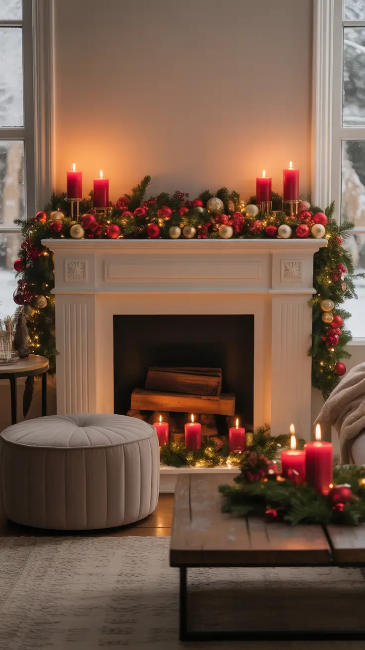 Christmas Mantle Decor Ideas 2025 Decorating The Mantle With Holiday Charm