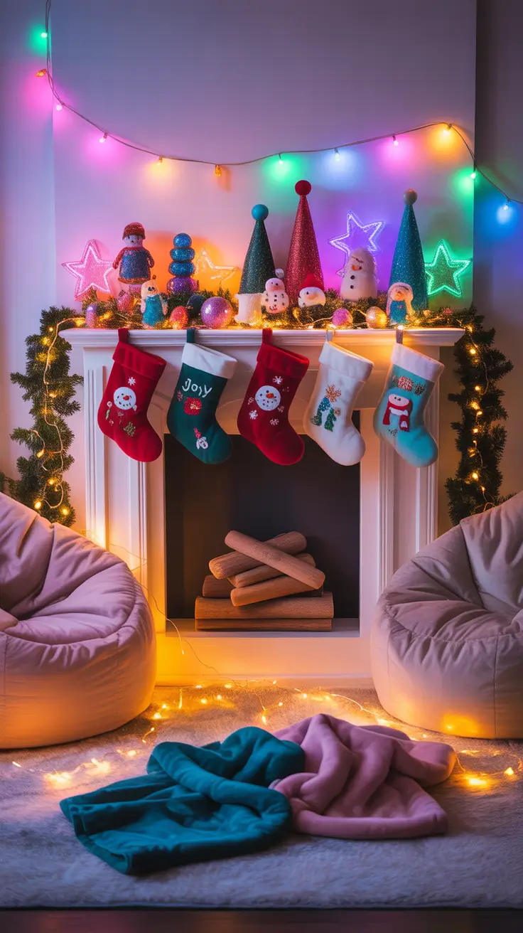 Christmas mantle decor ideas 2025 Whimsical Mantle Decor Ideas
