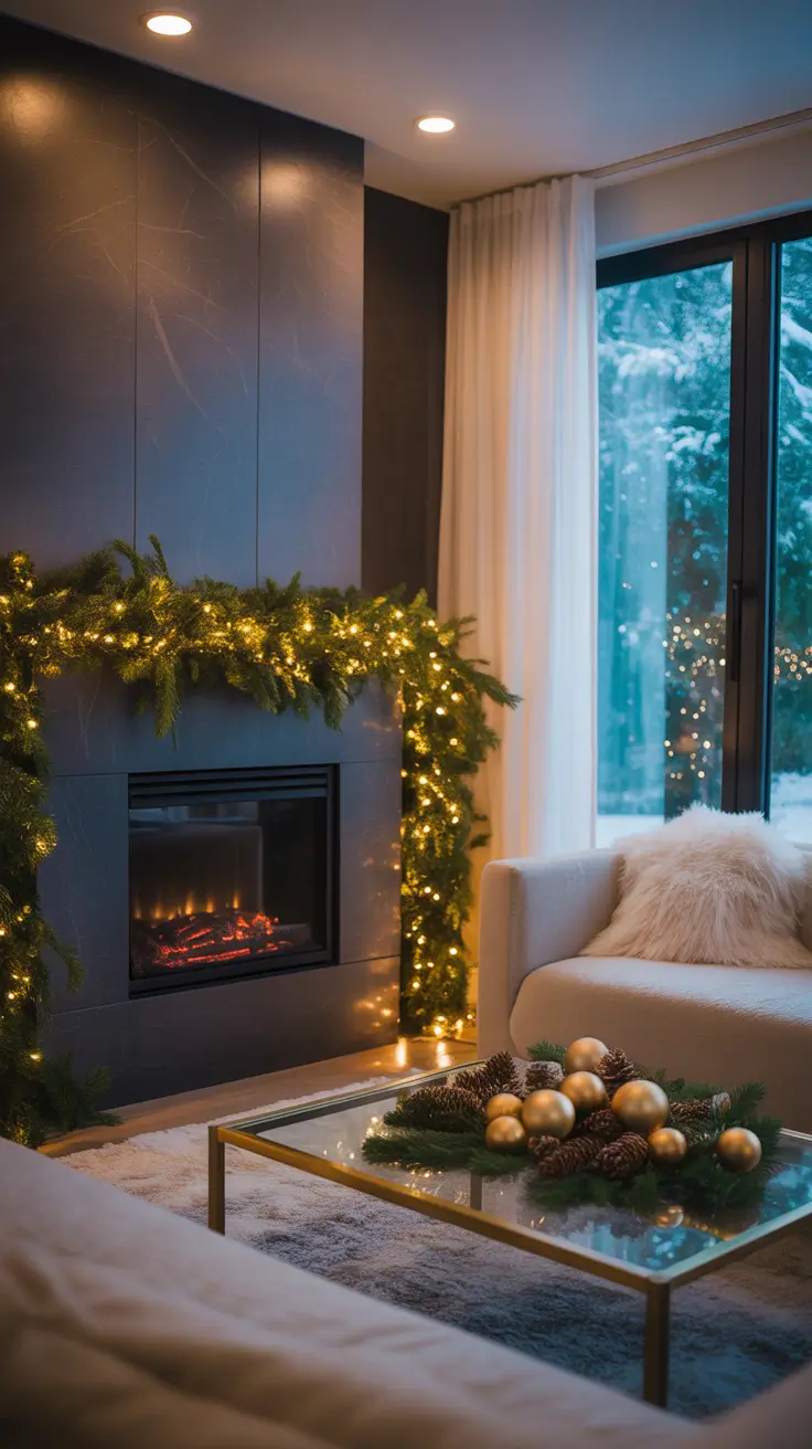 Christmas Mantle Decor Ideas 2025 Garland Styles To Brighten Your Mantle
