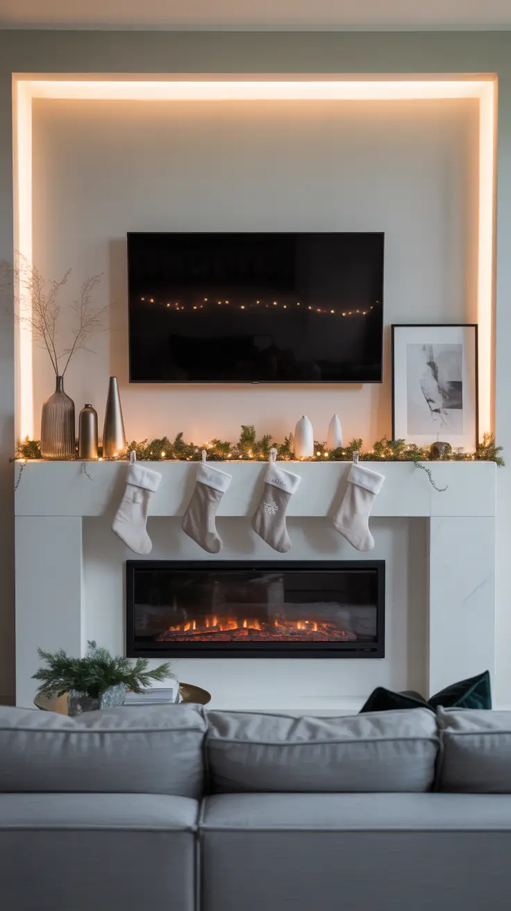 Christmas Mantle Decor Ideas 2025 Mantle Decor Ideas Around The Tv
