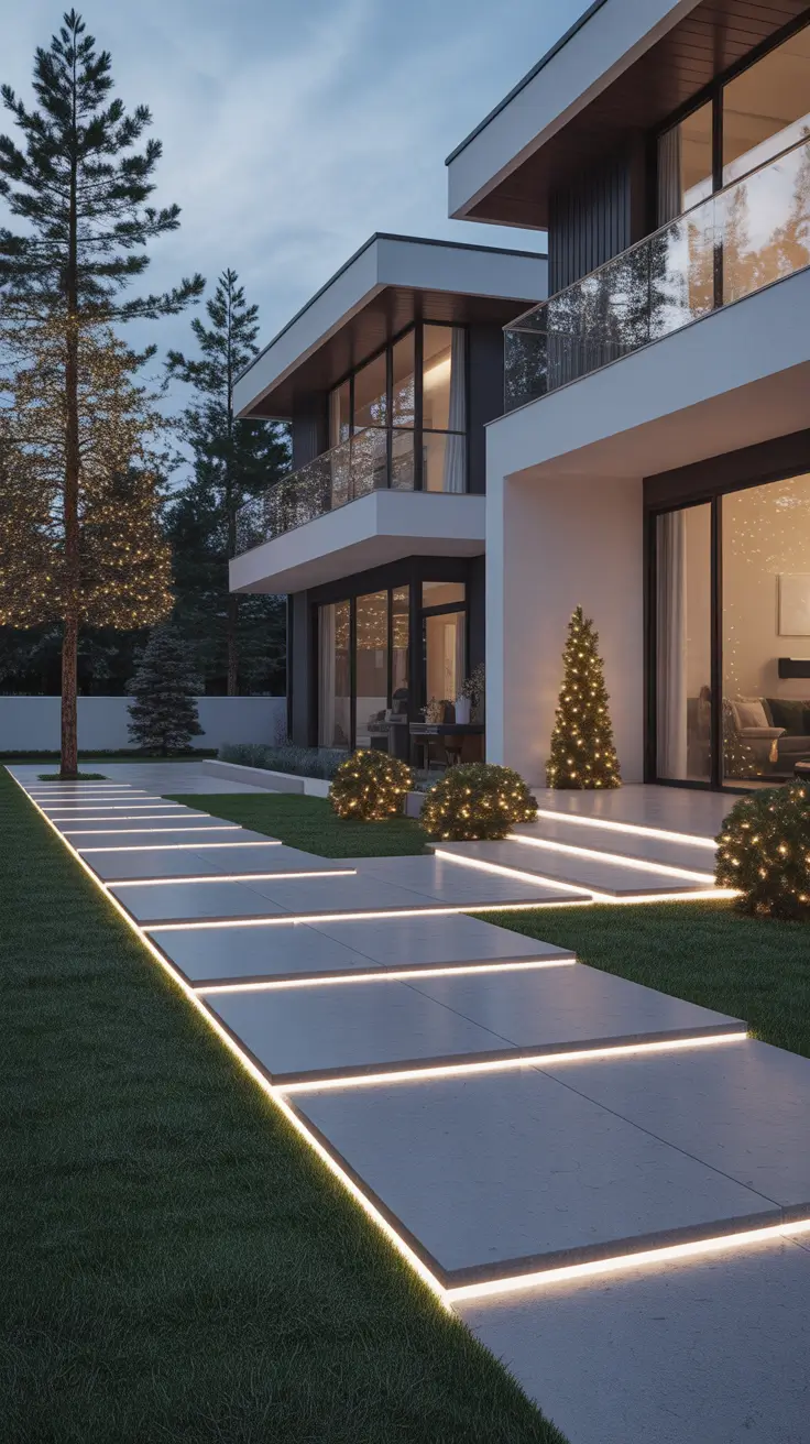Christmas Pathway Lights 2025 Sleek Modern Pathway Lighting