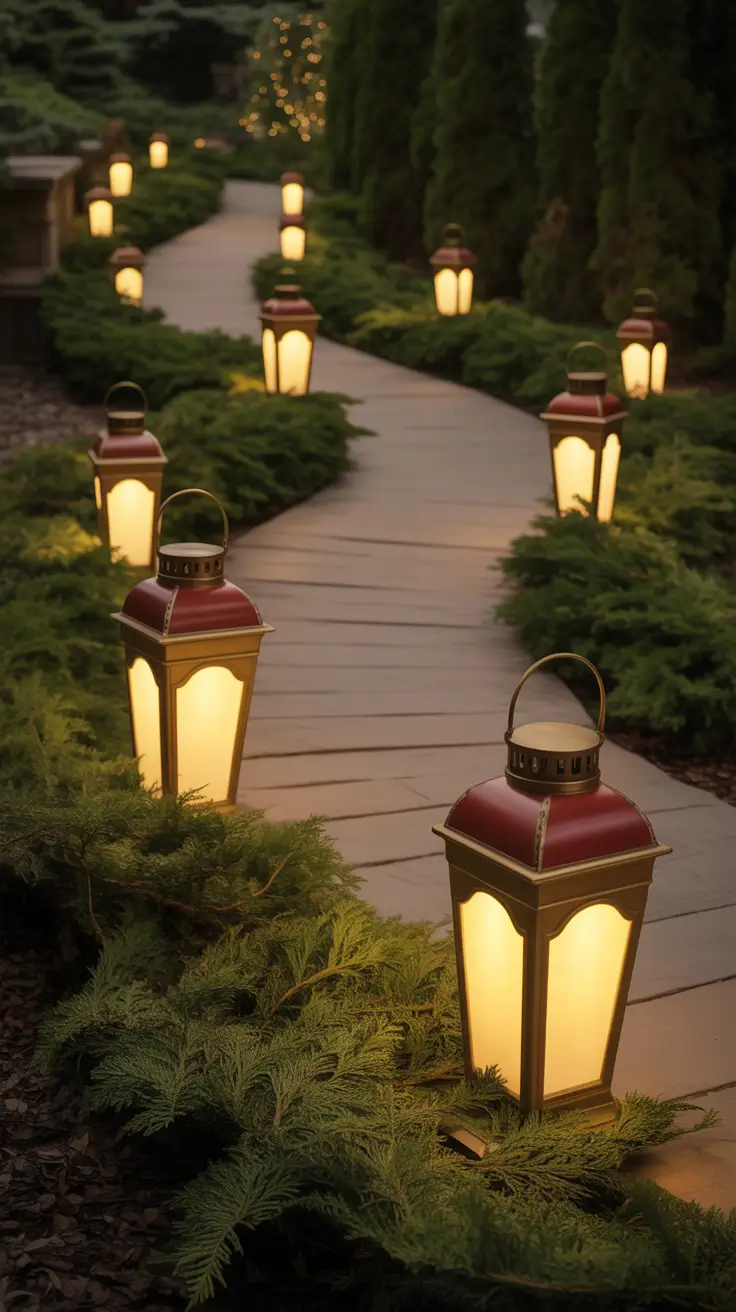 Christmas Pathway Lights 2025 Warm Lantern Glow For Traditional Walkways