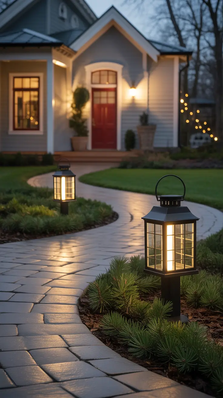 Christmas Pathway Lights 2025 Warm Lantern Glow For Traditional Walkways