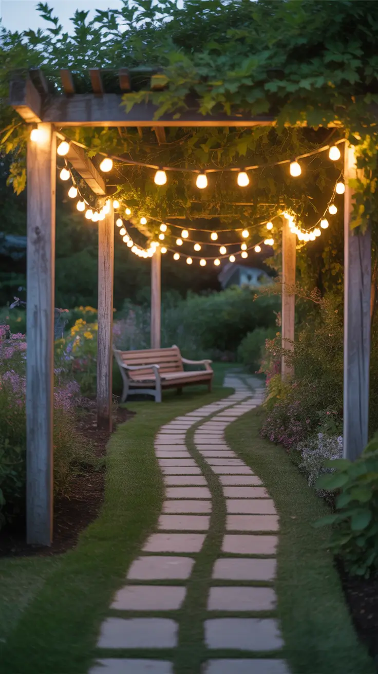 Christmas Pathway Lights 2025 Creative Diy Candy Cane Pathway Lights