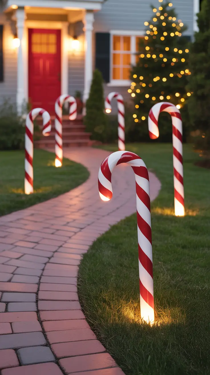 Christmas Pathway Lights 2025 Outdoor Luminaries With A Modern Twist